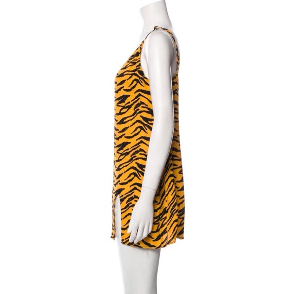 REFORMATION - Animal Print Mini Dress Size: M - Picture 2 of 3